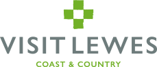 Visit Lewes logo with the words "Visit Lewes Coast and Country"